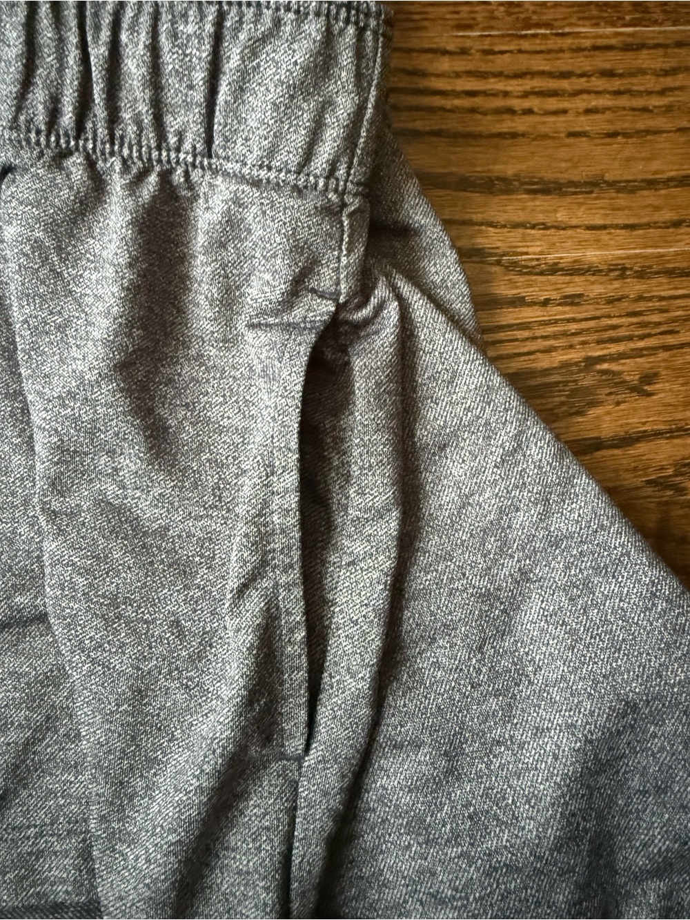 Nike Women's Athletic Shorts - Gray with Black Drawstring - Picture 6 of 6